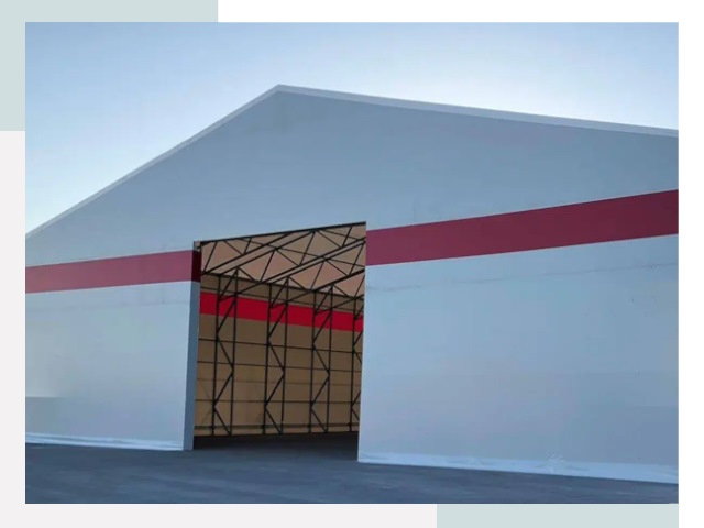 Быстровозводимые ангары в Зиме