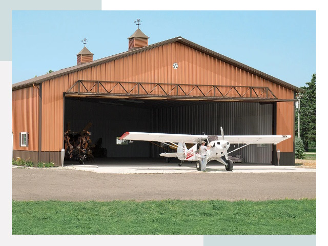 Ангары для самолетов в Зиме