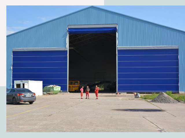 Ангарные ворота в Зима от СтальСтрой-Зма по цене 614 руб.