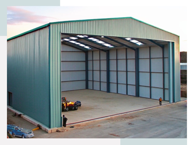 Строительство ангаров в Зиме